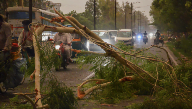 दिल्ली-एनसीआर में आंधी-तूफान से कई इलाकों में भारी नुकसान
