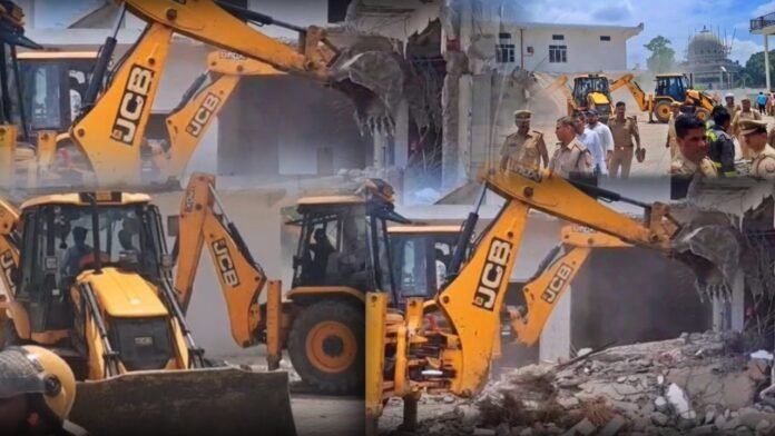 Bulldozer Action Balrampur