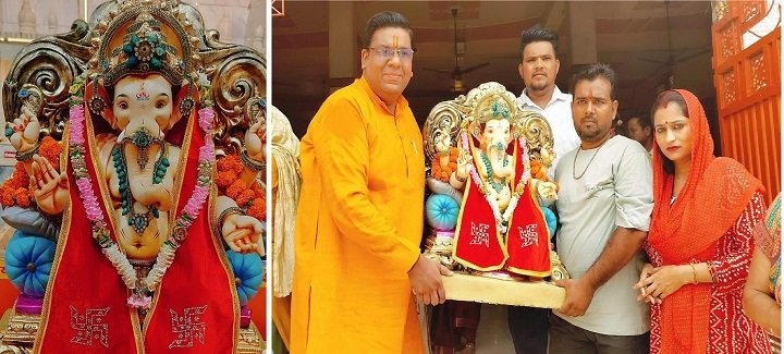 श्री बालाजी मंदिर नौचंदी मेरठ में गणेश चतुर्थी पर गणेशोत्सव का आयोजन