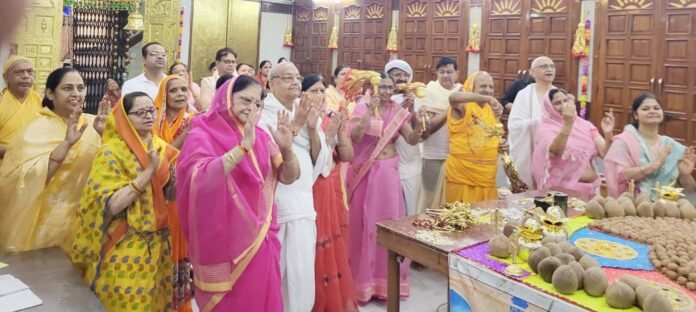 भक्ति नृत्य के साथ हुआ शांति विधान