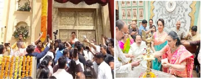 actress Hema Malini in Meerut