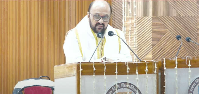 Minister Yogendra Upadhyaye