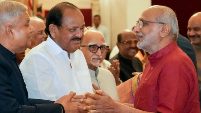 CP Radhakrishnan took oath as Vice President