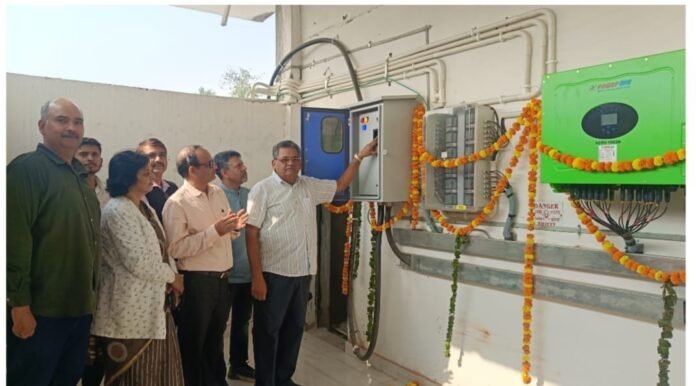 मेरठ कॉलेज में 125 किलोवाट के सौर ऊर्जा संयंत्र का उद्घाटन