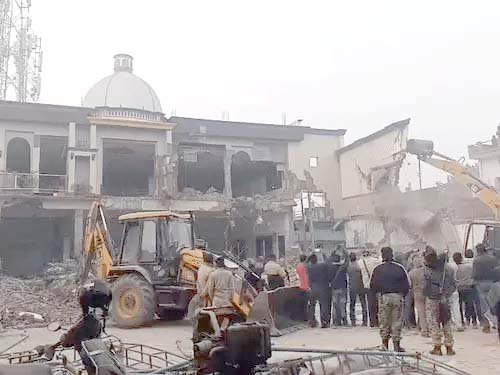 Bulldozer Action in Bareilly
