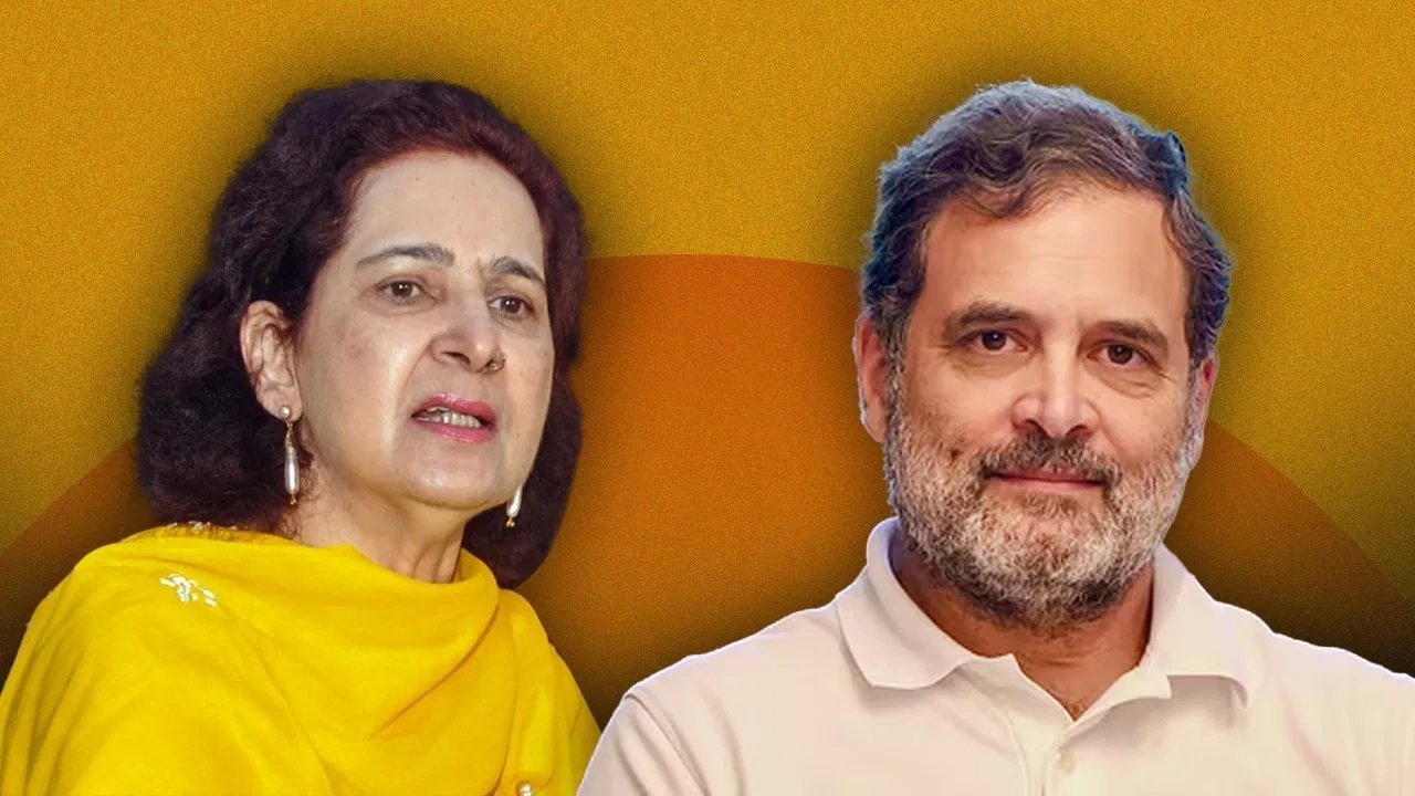 Navjot Kaur gets angry at Rahul Gandhi