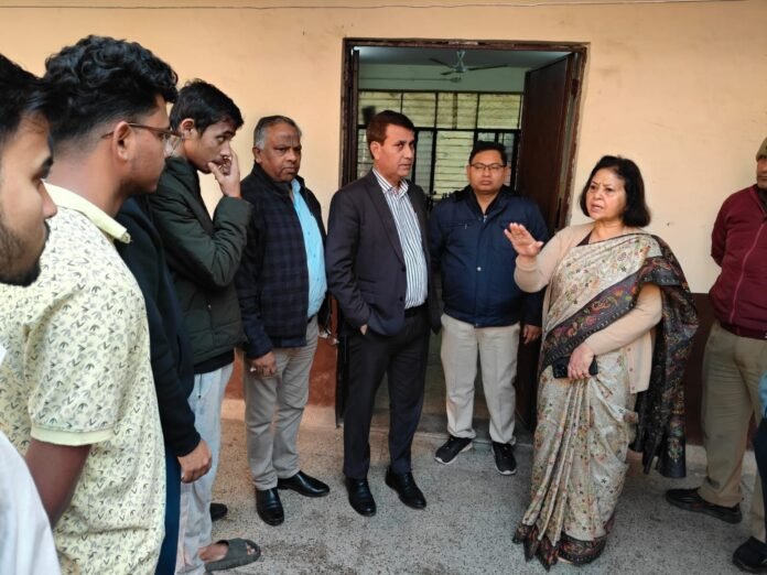 ccsu Vice Chancellor inspected the CCSU hostels in Meerut