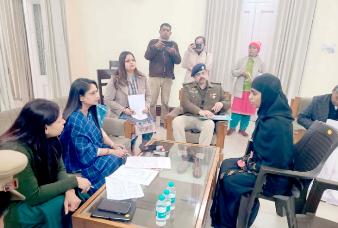 State Women Commission member heard complaints