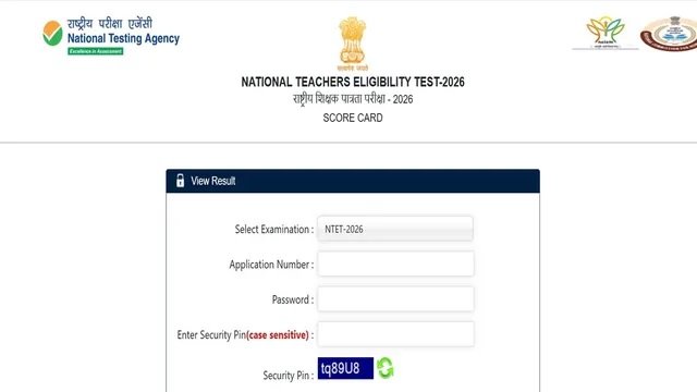 National Teachers Eligibility Test result declared