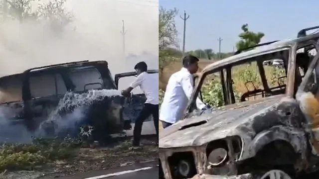 Ajmer Car Fire